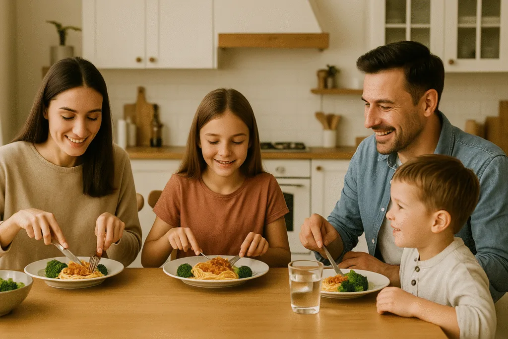 Refeições em família